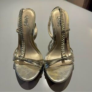 Carlos by Carlos Santana Gold Braided Heels